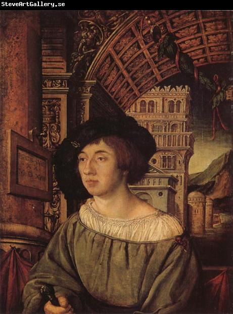 HOLBEIN, Ambrosius Portrait of a Gentleman